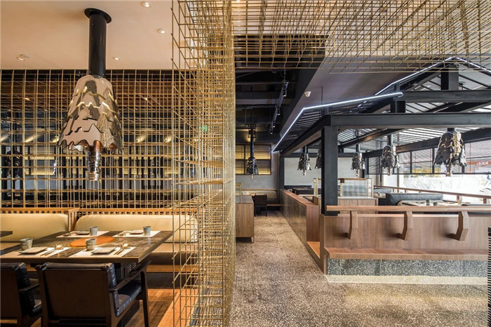 漢陽館烤肉大師韓式燒烤餐廳內部裝修設計實景圖