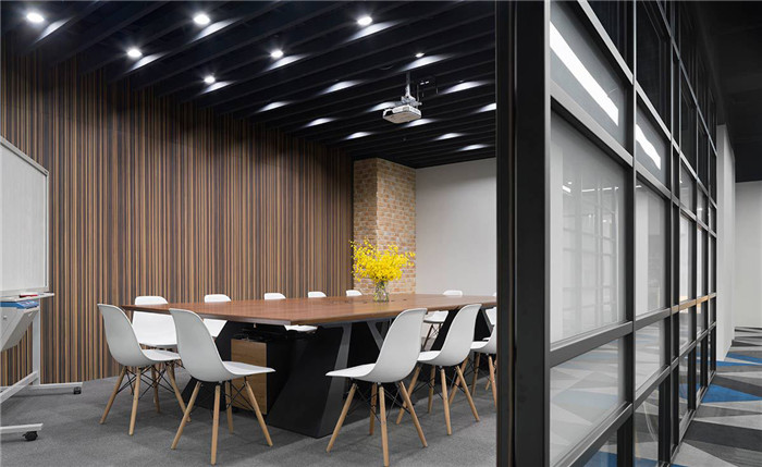 鄭州最好的辦公室裝修公司宏鈺堂推薦會議室裝修案例