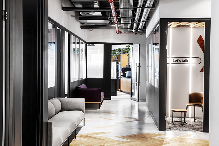 1400平綠色活力工業風游戲公司辦公室休閑區裝修設計實景圖