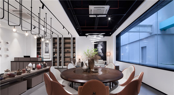 東方美學高端家居展廳裝修設計實景圖