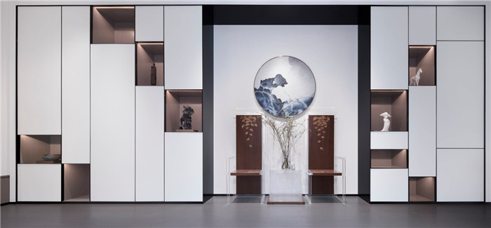 東方美學高端家居展廳展示區裝修設計實景圖