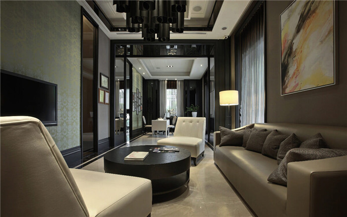 現(xiàn)代輕奢風(fēng)300平牙科診所候診區(qū)裝修設(shè)計(jì)實(shí)景圖