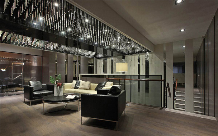 現(xiàn)代輕奢風(fēng)300平牙科診所候診區(qū)裝修設(shè)計(jì)實(shí)景圖