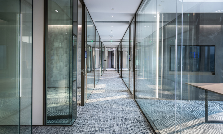 專業辦公裝修公司推薦中倫律師事務所走廊裝修設計案例