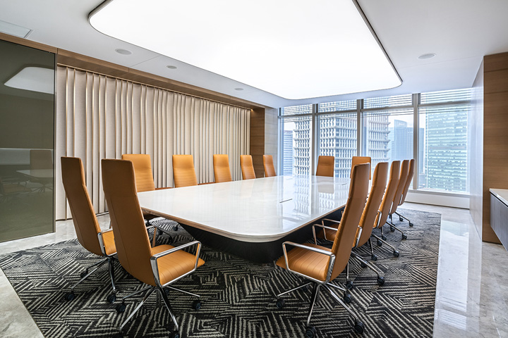 專業辦公裝修公司推薦中倫律師事務所會議室裝修設計方案