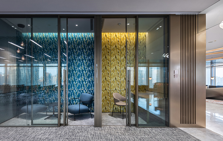 專業辦公裝修公司推薦中倫律師事務所洽談室裝修設計方案