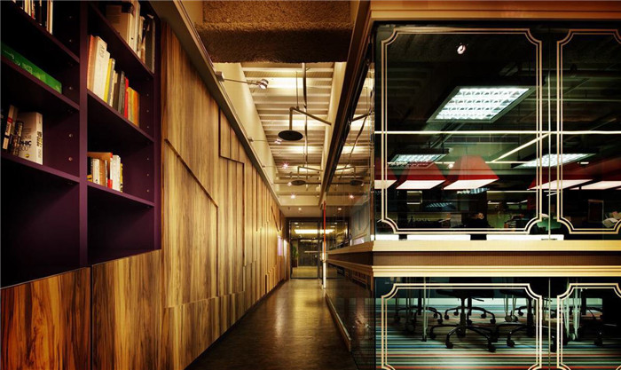 現代古典混搭風平面設計公司辦公室裝修方案