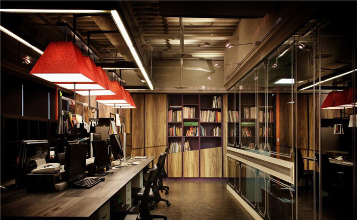 現代古典混搭風平面設計公司辦公室裝修設計方案