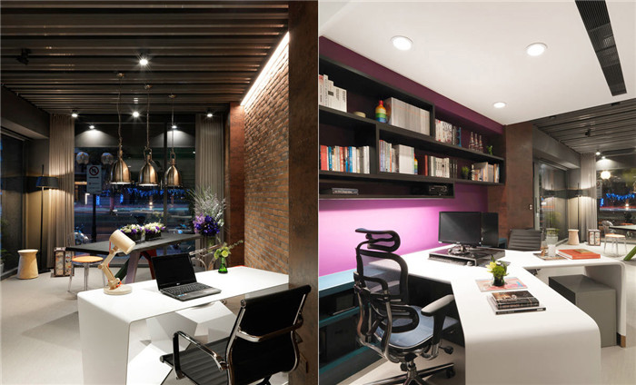 100平精致LOFT風私人辦公室裝修設計實景圖 100平精致LOFT風私人辦公室裝修設計實景圖