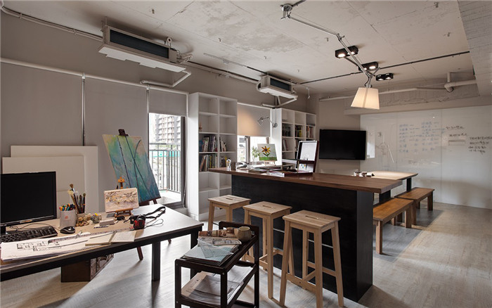 鄭州宏鈺堂分享好的不錯的設計工作室裝修設計實景圖