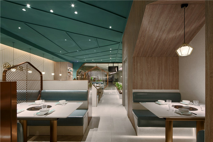 新潮火鍋店裝修設計  海南椰子雞火鍋店裝修設計效果圖