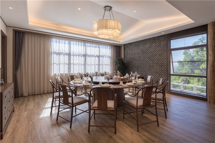 鄭州中餐廳裝修公司推薦福順齋中餐廳包房裝修設計案例