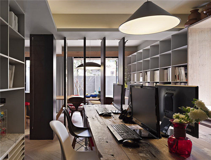 鄭州小型設計工作室裝修設計案例