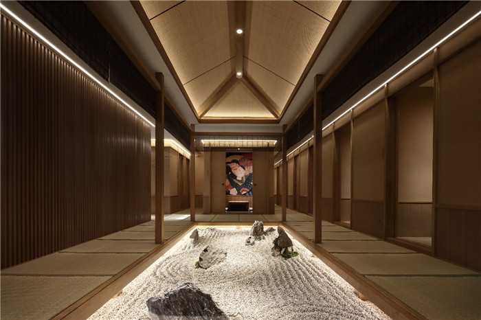 鄭州兩層高端日式料理店裝修實景圖