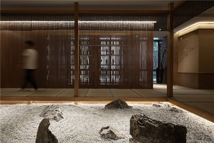 鄭州兩層高端日式料理包廂裝修實景圖