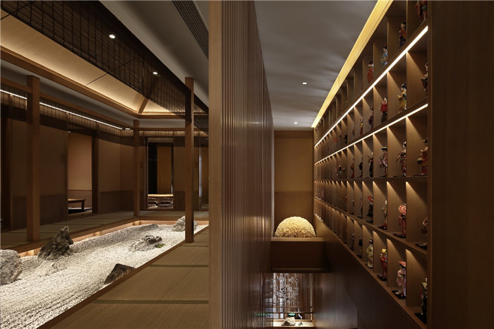 鄭州兩層高端日式料理包廂裝修實景圖