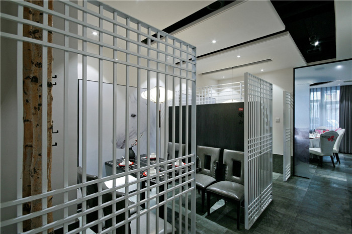 鄭州新中式水墨風中餐廳裝修設計方案