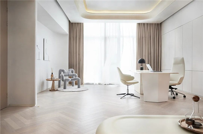 適合年輕人的超美膩的電商公司董事長辦公室裝修設計方案