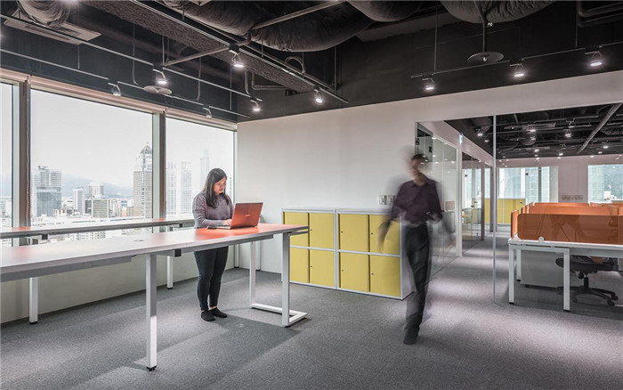 簡約大氣的上市公司辦公室辦公區裝修設計方案