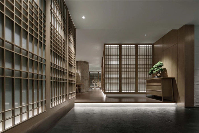 鄭州專業日式餐廳裝修推薦高端壽司店室內裝修設計圖