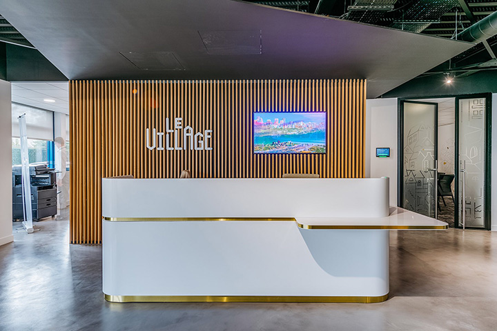 1000平開放多元化Le Village聯合辦公前臺裝修設計方案