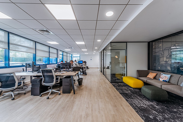 1000平開放多元化Le Village聯合辦公辦公區裝修設計方案