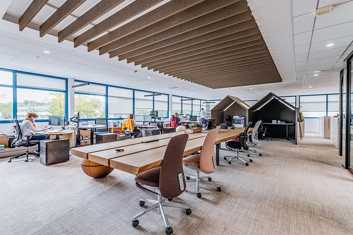 1000平開放多元化Le Village聯合辦公敞開辦公區裝修設計方案