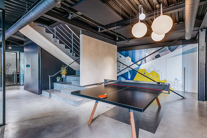 1000平開放多元化Le Village聯合辦公活動室裝修設計方案