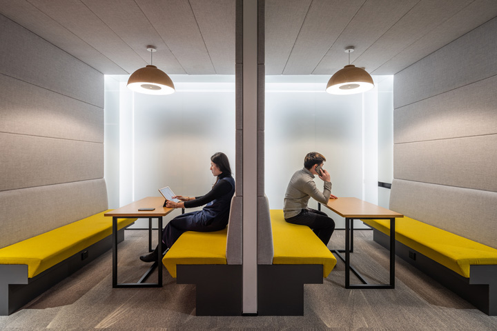 以家為主題的紅星美凱龍總部辦公樓電話亭裝修設計方案