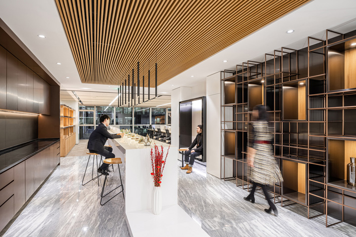 以家為主題的紅星美凱龍總部辦公樓水吧區裝修設計方案