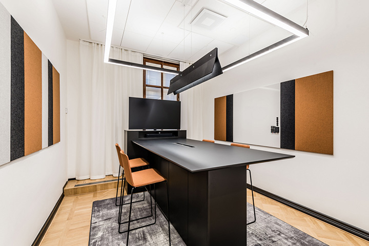 時尚優雅的Vainu軟件公司辦公室會議室改造設計裝修方案