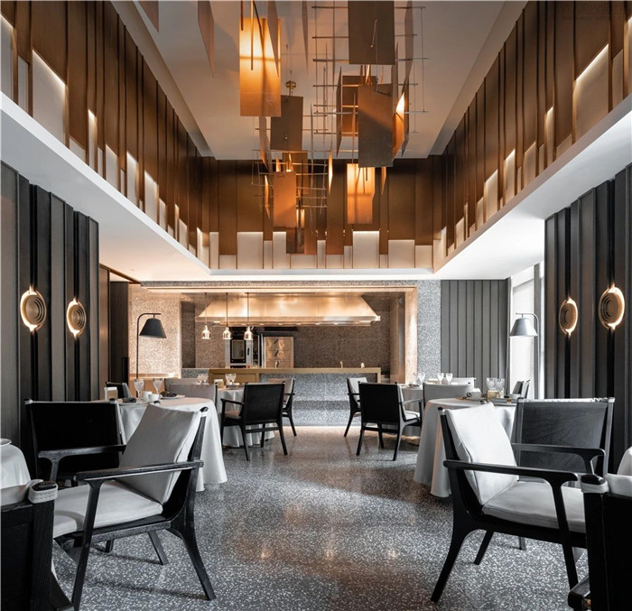 喜粵8號高檔料理餐廳裝修設計方案
