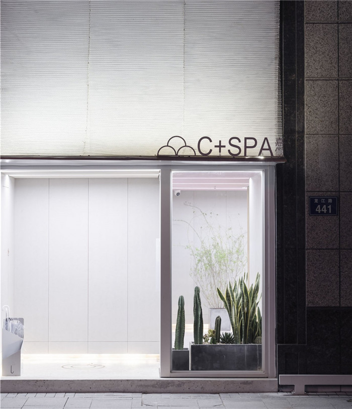 鄭州醫美裝修公司推薦C+SPA美容美體中心外觀裝修設計圖