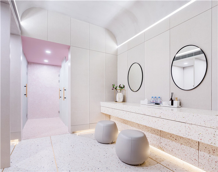 鄭州醫美裝修公司推薦C+SPA美容美體中心淋浴室裝修設計圖