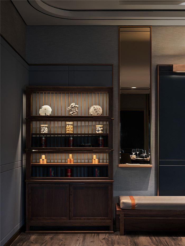 鄭州中餐廳裝修公司推薦江南韻味中餐廳包廂室內裝修方案