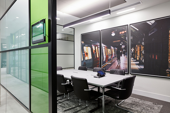 1500平優雅高級灰會計事務所辦公室會議室裝修實景圖