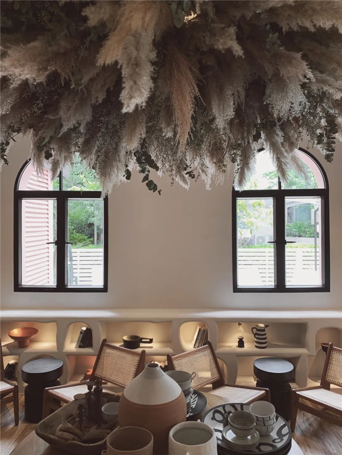 鄭州宏鈺堂分享熱帶花園主題咖啡廳裝修設計案例