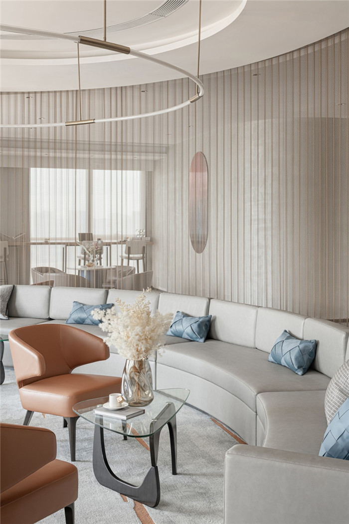 新型聯(lián)合辦公設(shè)計  質(zhì)感和舒適并重的辦公室洽談區(qū)裝修方案