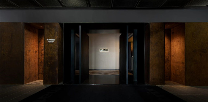 東方美學辦公設計  矩陣縱橫深圳總部辦公室入口裝修設計方案
