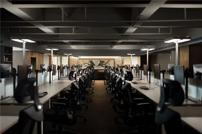 東方美學辦公設計  矩陣縱橫深圳總部辦公室辦公區裝修設計方案