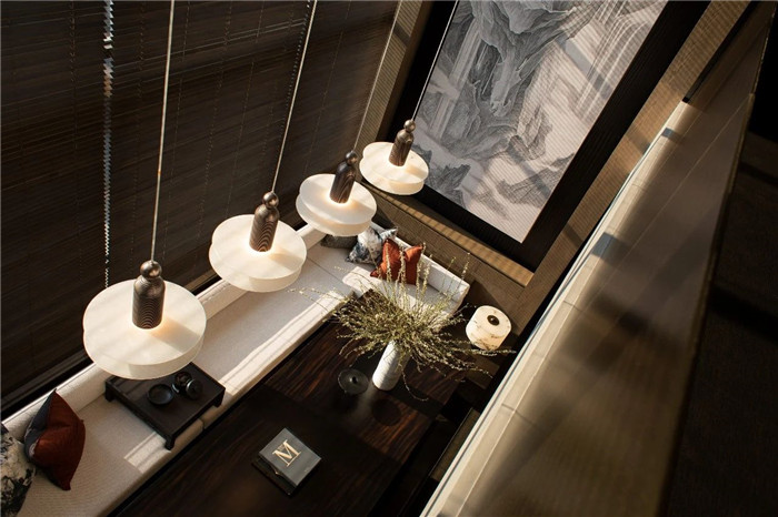 東方美學辦公設計  矩陣縱橫深圳總部辦公室展示區裝修設計實景圖