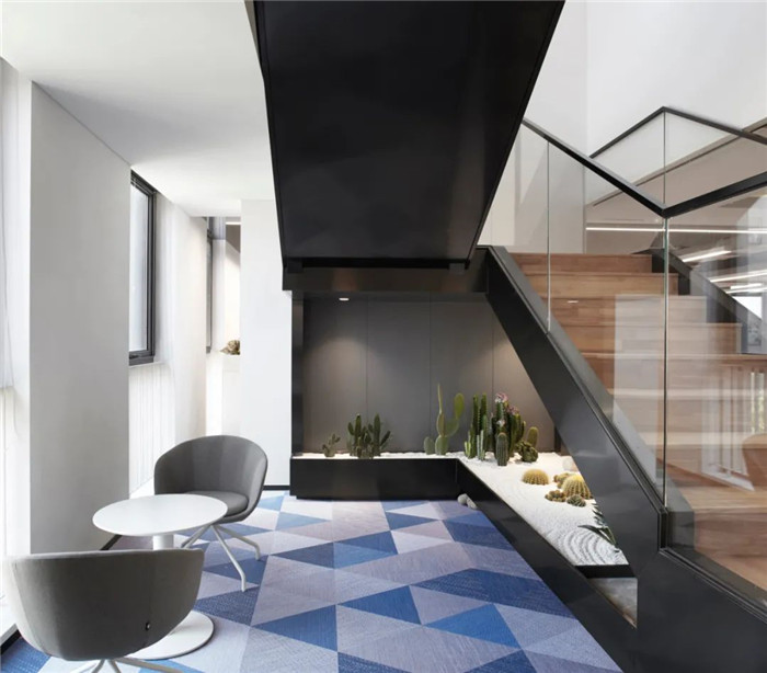 vivo手機北京研發中心獨棟辦公樓樓梯裝修設計方案