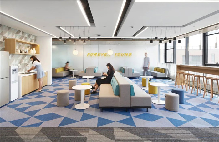 vivo手機北京研發中心獨棟辦公樓休閑區裝修設計方案