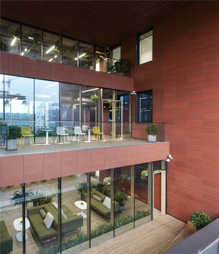 vivo手機北京研發中心獨棟辦公樓花園露臺裝修設計方案