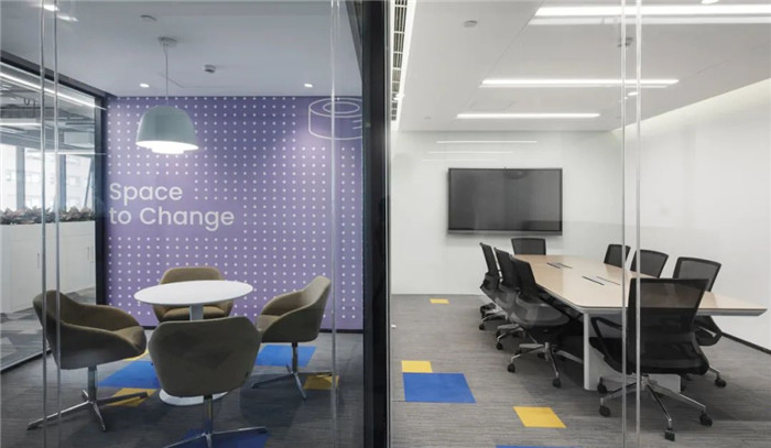 vivo手機北京研發中心獨棟辦公樓會議室裝修設計方案