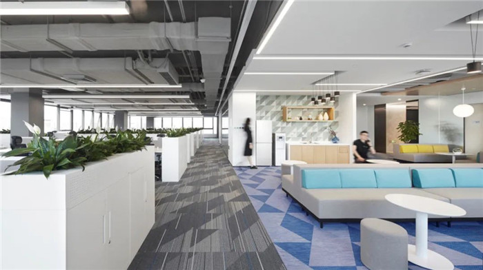 vivo手機北京研發中心獨棟辦公樓辦公區修設計方案
