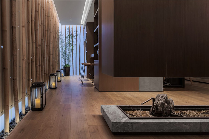 鄭州宏鈺堂推薦設計公司現代中式禪意辦公室裝修方案