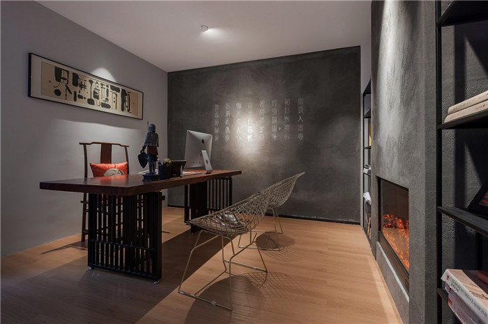 鄭州禪意辦公室裝修-現代中式禪意辦公室裝修實景圖