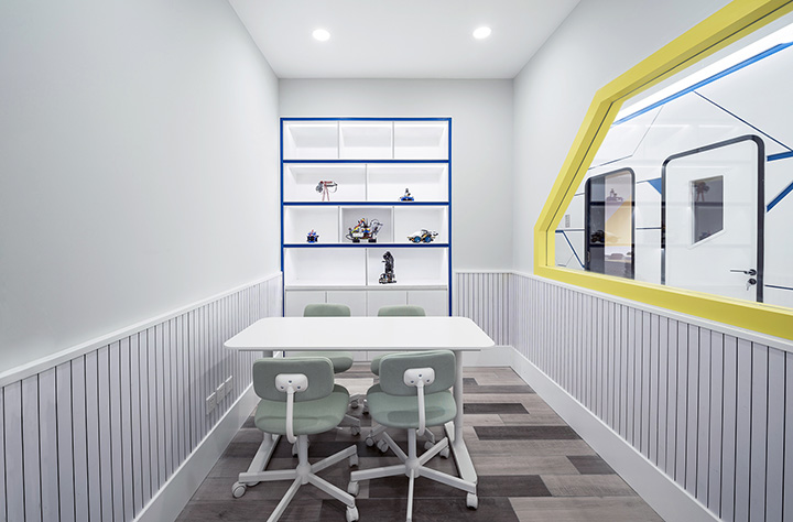 高思STEAM機器人編程教育培訓教室裝修設計案例