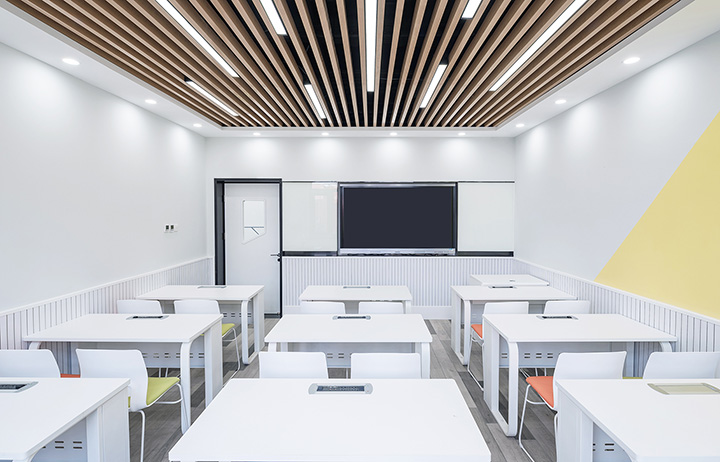 高思STEAM機器人編程教育培訓教室裝修設計實景圖